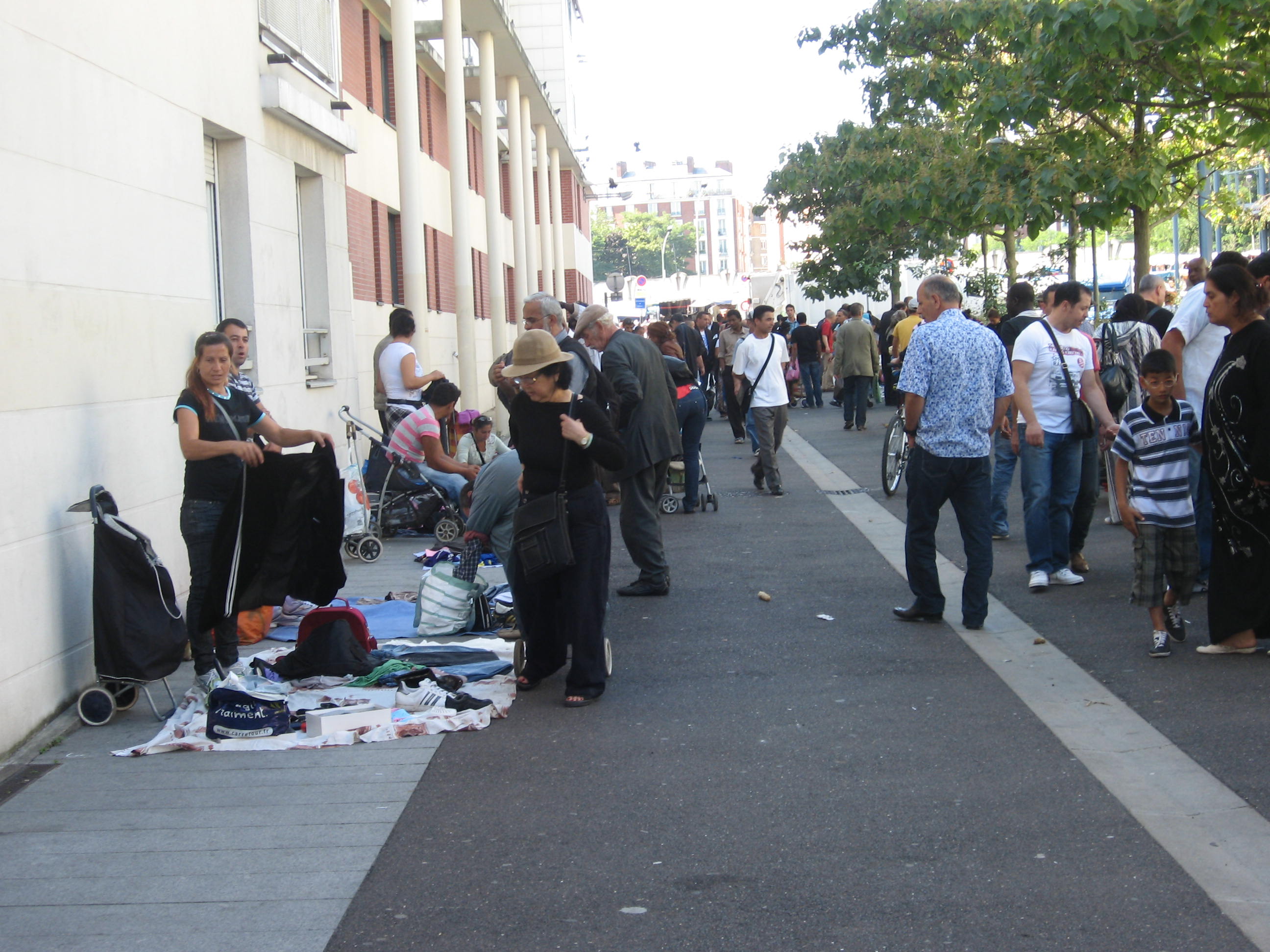 vendeurs à la sauvette